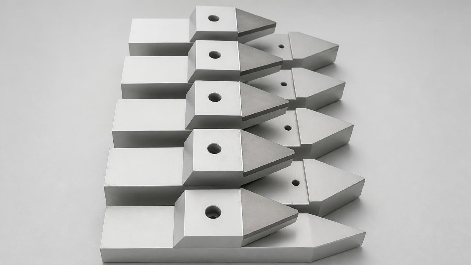 Profile grooving cutters with mounting holes