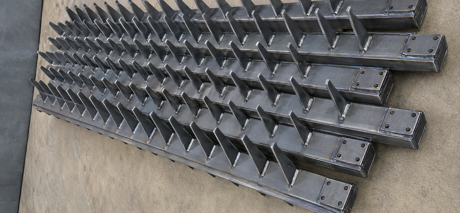 Fabricated rake for a sugar-mill rake carrier by Vishal Engi-Chem